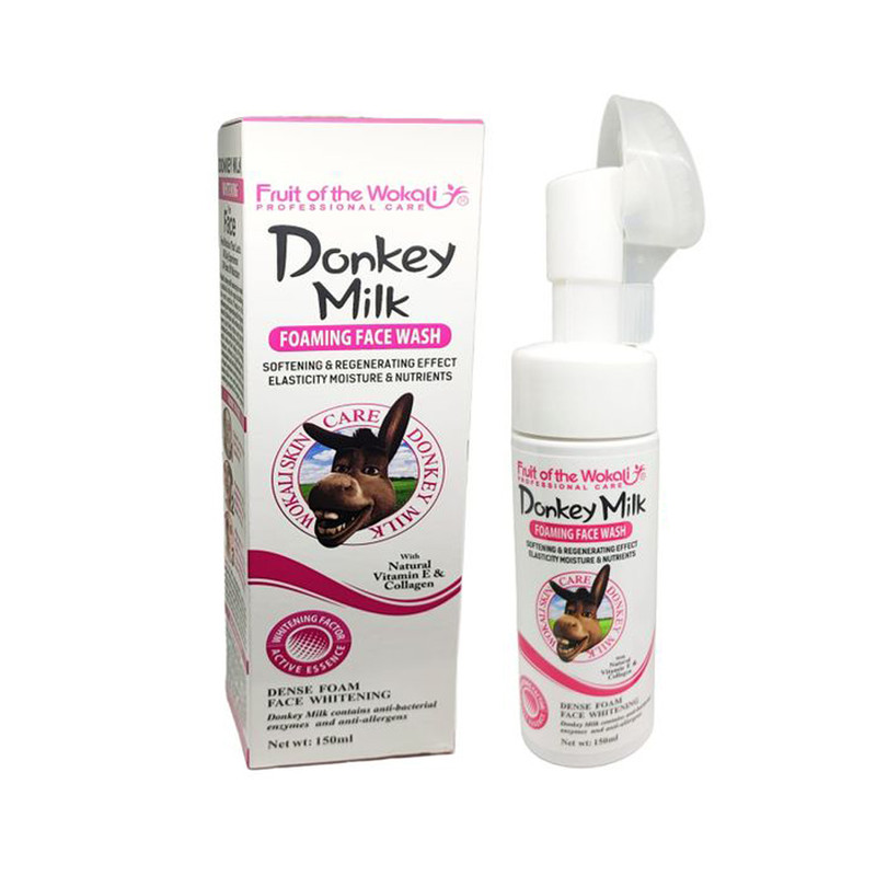 فوم شستشوی صورت وکالی مدل شیر الاغ حجم 150 میلی لیتر